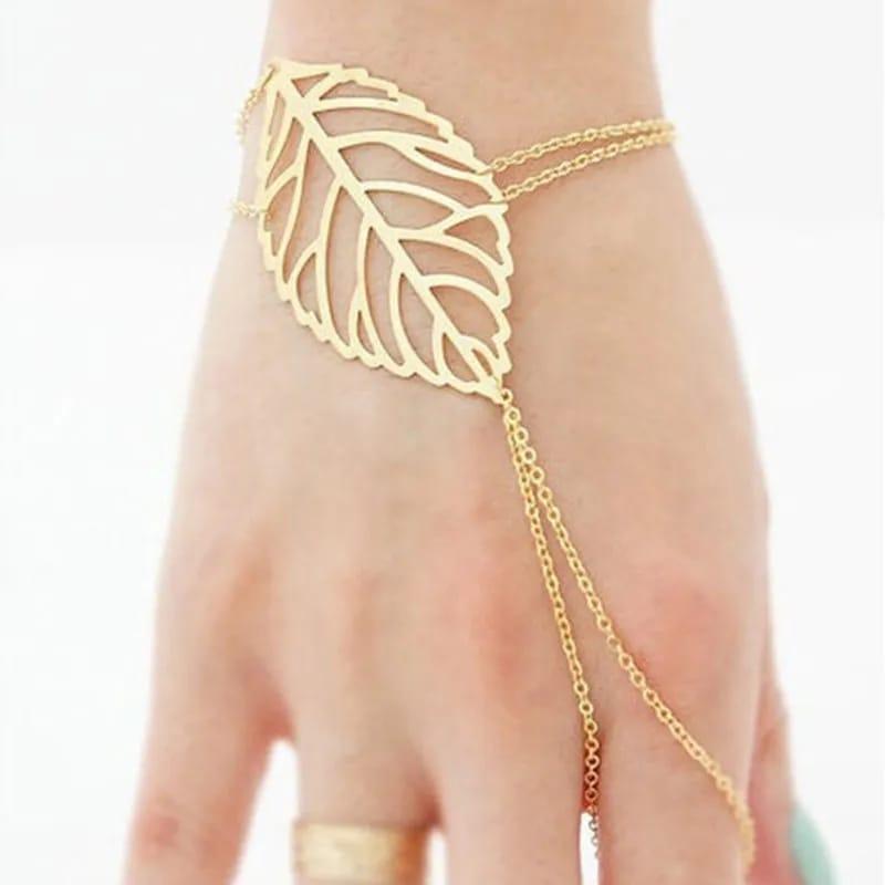Pc Beautiful Leaf Bracelet