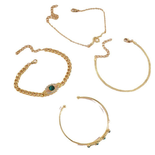 4 Pcs Gold Plated Charms